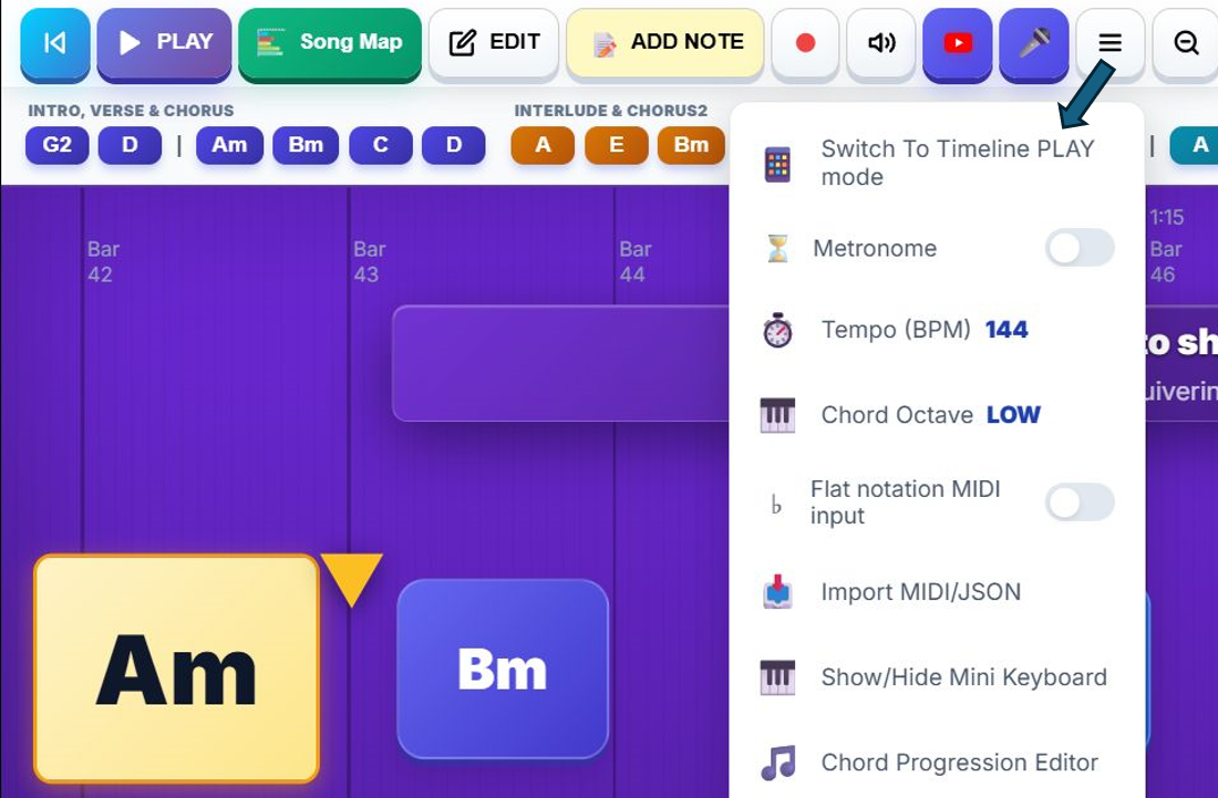 Timeline Sync Options
